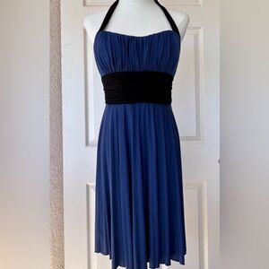 Speechless Brand‎ Halter Dress Pleated Skirt Ruched Med